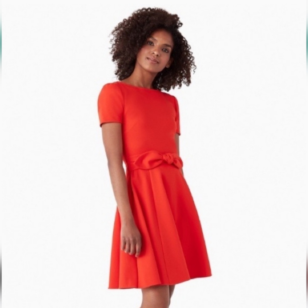 Kate Spade Tie Waist Ponte Dress - M